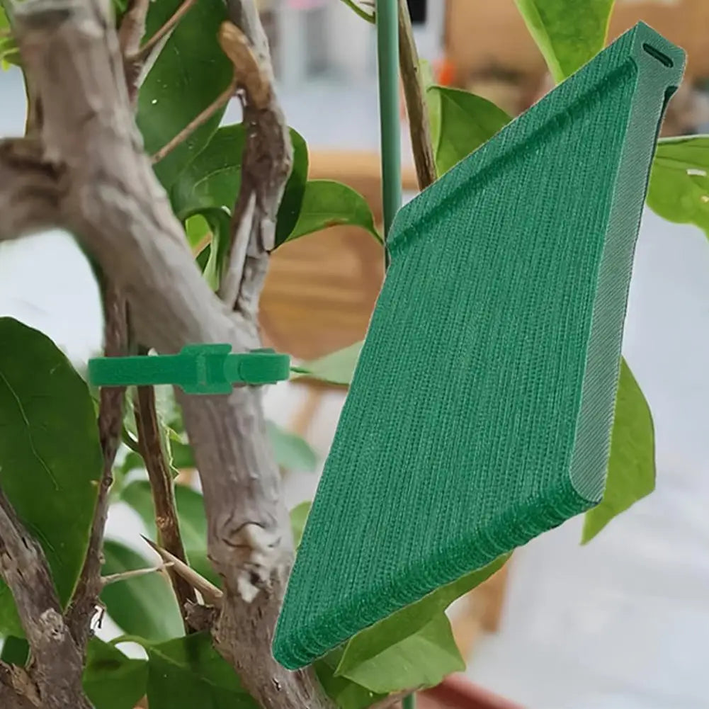 100 Stück Wiederverwendbare Verstellbare Rutschfeste Pflanzenbinder aus Nylon - Yabubest - Home & More