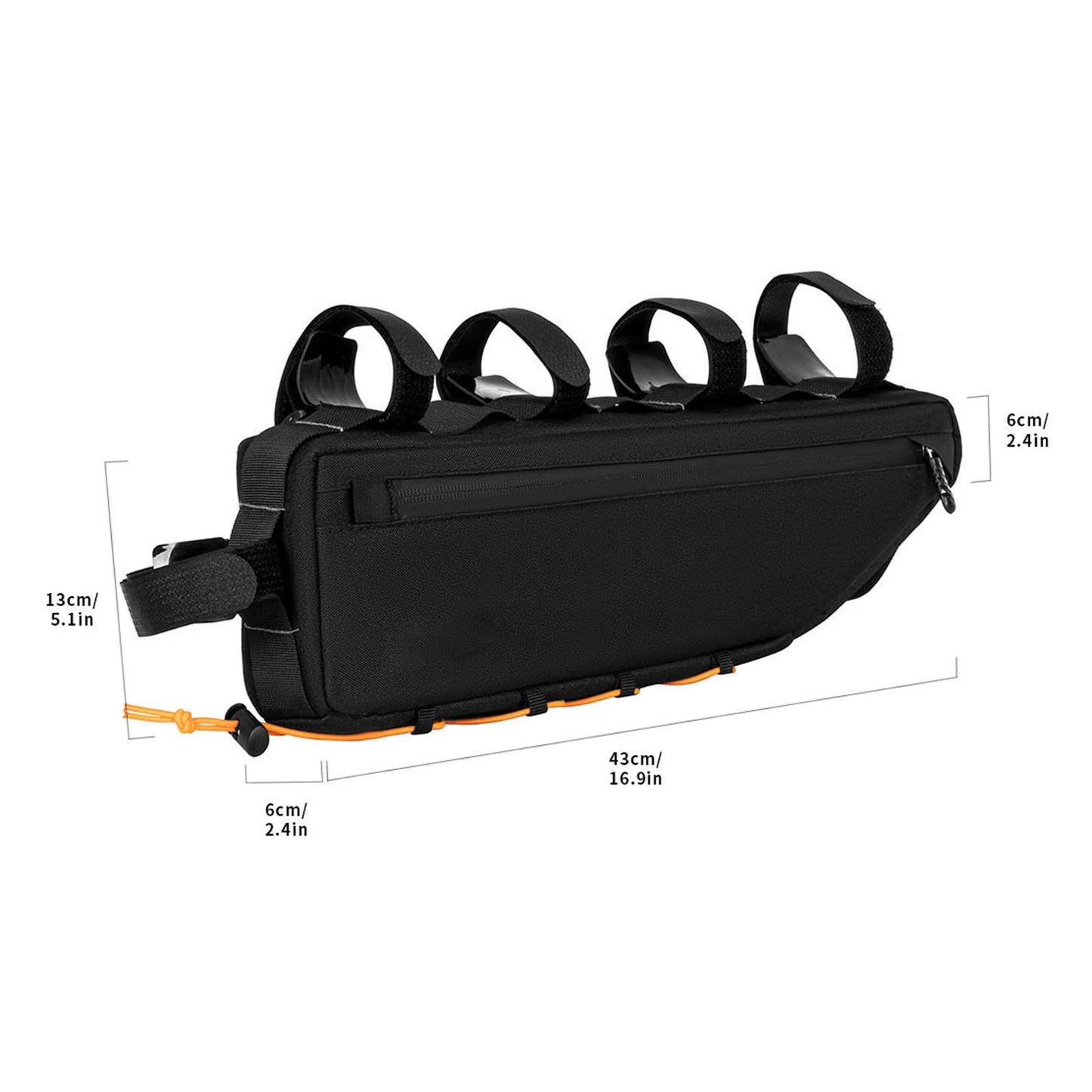 Fahrrad Dreieck Tasche 3L Oberrohr Tasche Wasserdicht Werkzeug Organizer