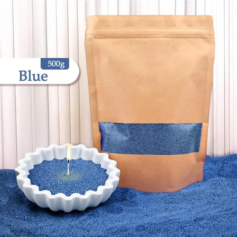 Buntes körniges Perlenwachs für DIY Kerzenherstellung und Sandmalwachs