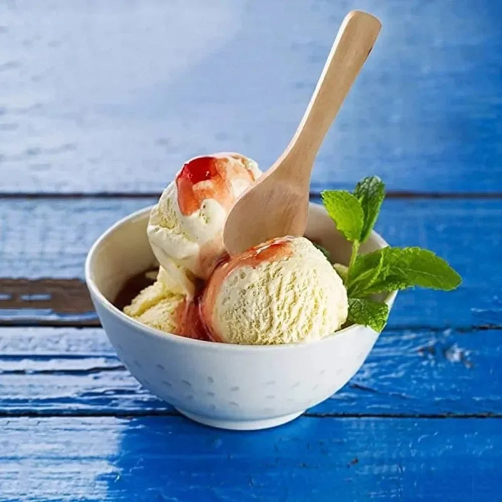 Holz Löffel Bambus Tee Löffel Küche Servierlöffel Kochwerkzeug 6 oder 1 Stück