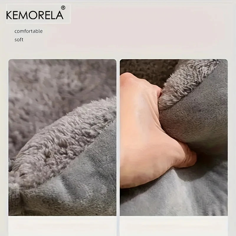 Gemütliches Plüsch-Haustierbett für kleine bis mittlere Hunde, mehrere Größen-Yabubest - Home & More