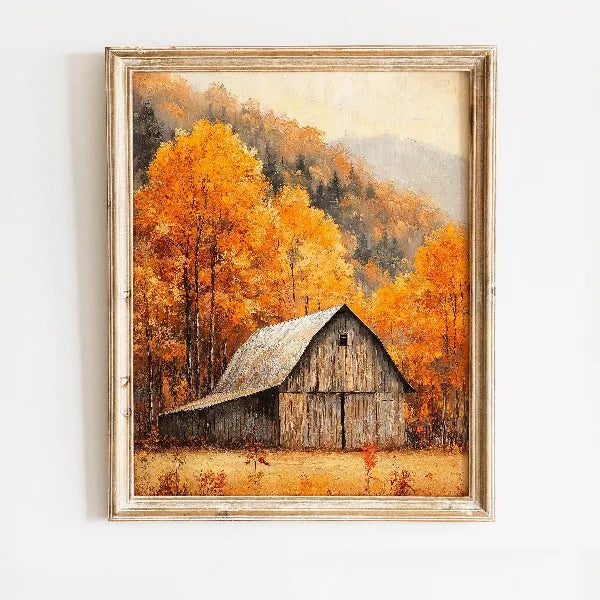 Stilvolles Leinwandbild Herbstliche Natur für Ihr Zuhause