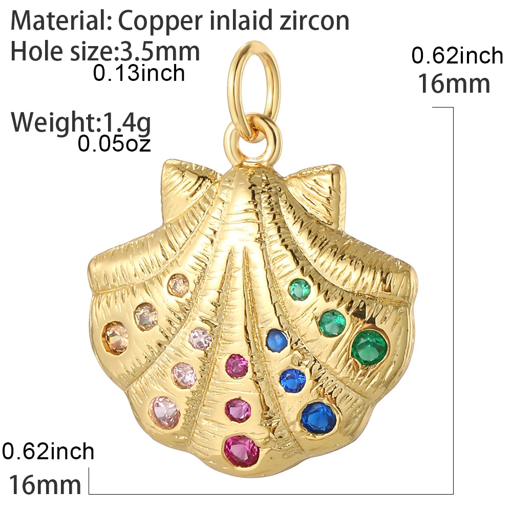 Kreative Anhänger mit Meeresmotiven aus Kupfer und Emaille