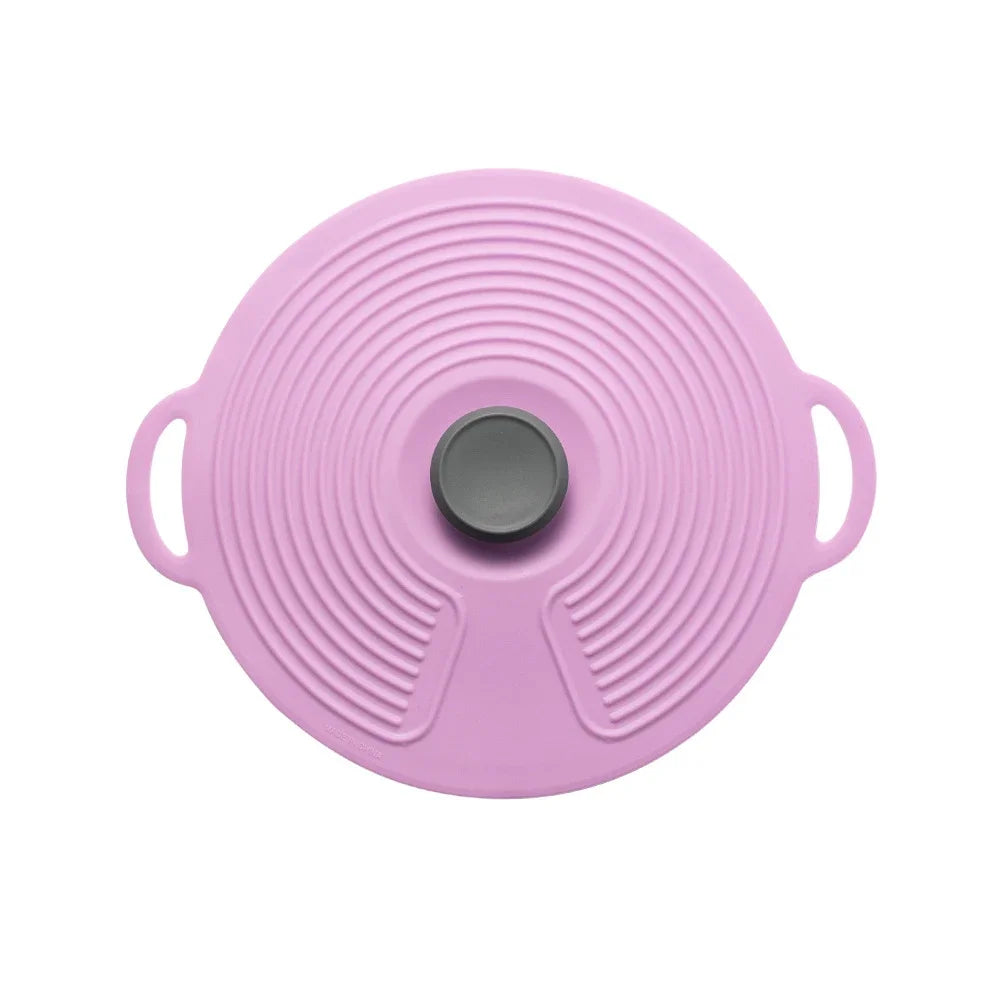 1 bis 5 Stück Silikon Topfdeckel Anti Überlauf und Staubdicht flexibel