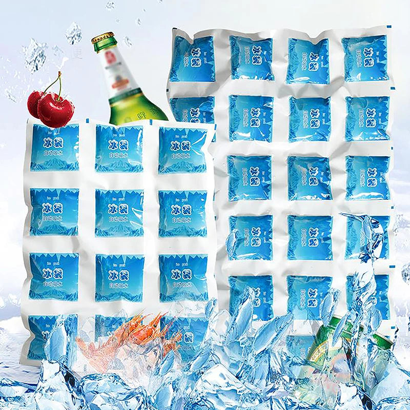 Wiederverwendbarer Eisbeutel mit automatischer Wasseraufnahme für Kühlung - Frische