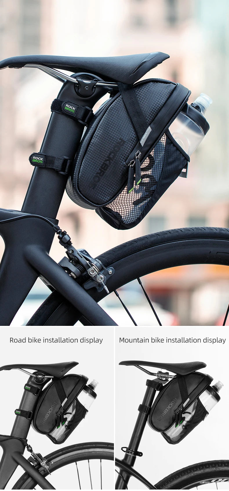ROCKBROS wasserdichte Fahrrad Hecktasche für MTB und Rennrad-Yabubest - Home & More