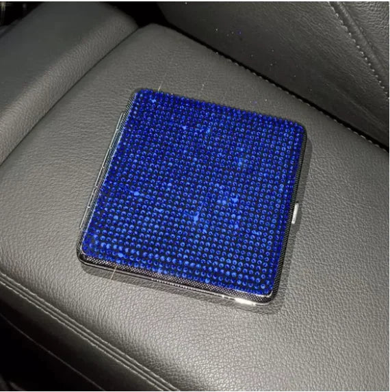 Elegantes personalisiertes Damen Zigarettenetui mit Diamantbesatz