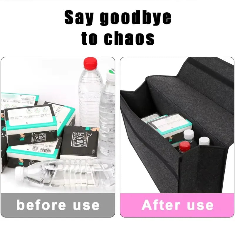 Tragbare rutschfeste Autoaufbewahrungsbox mit großer Kapazität