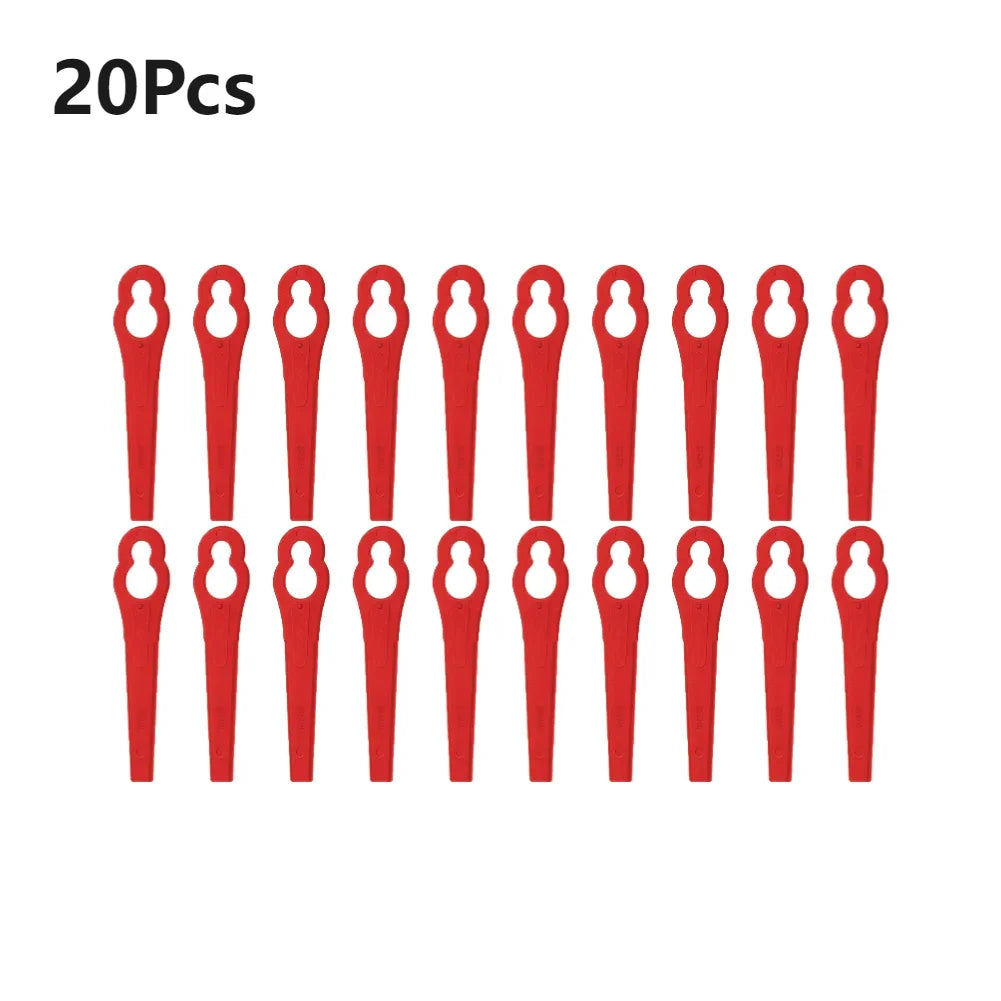 20-400x Rasenmäher Messer Kunststoff Typ L83 – Ersatz Klingen Akku Grasschneider