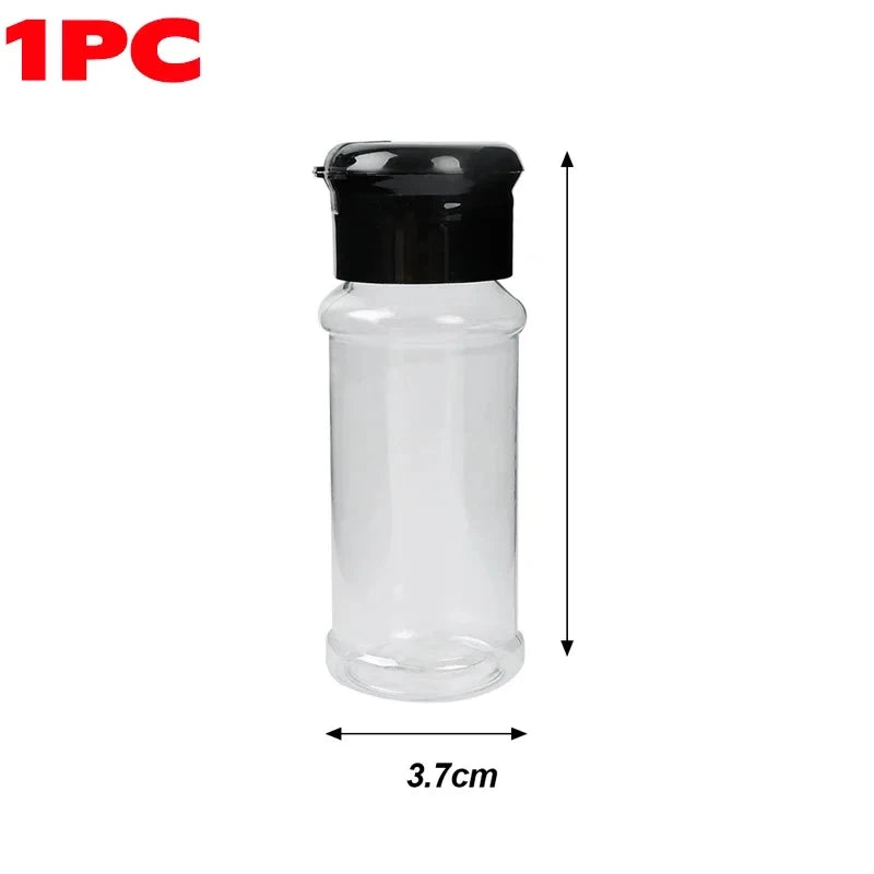 Transparente Gewürzbehälter 100ml mit Deckel Vorratsglas Küche Set