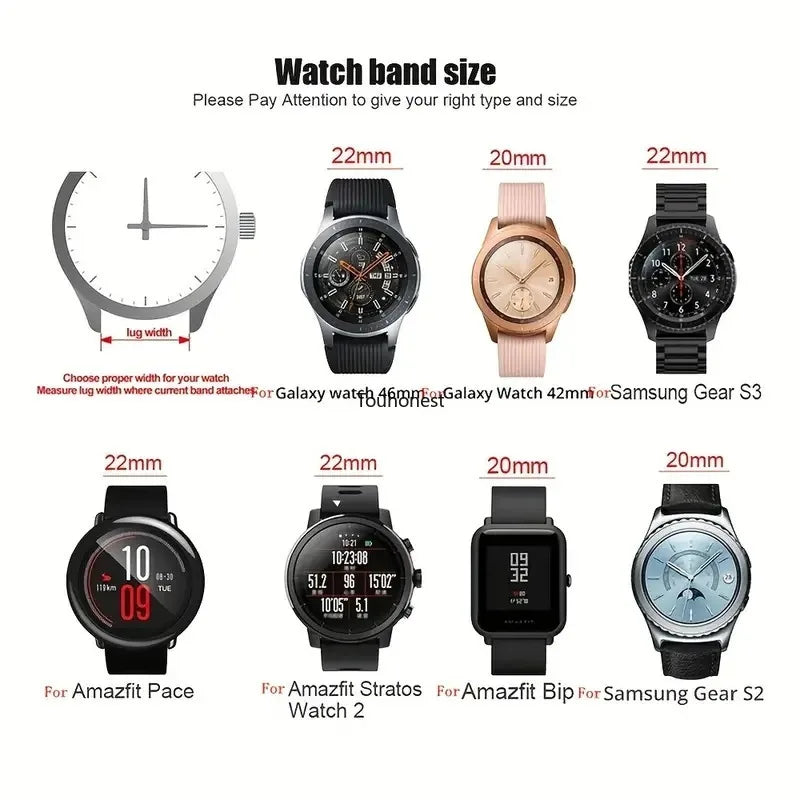 Milanese Metall Armband 18mm 20mm 22mm für viele Uhren – Stil und Komfort