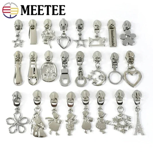 10 Stück Metall-Reißverschlussschieber für Nylon-Reißverschlüsse Reparaturset - Yabubest - Home & More