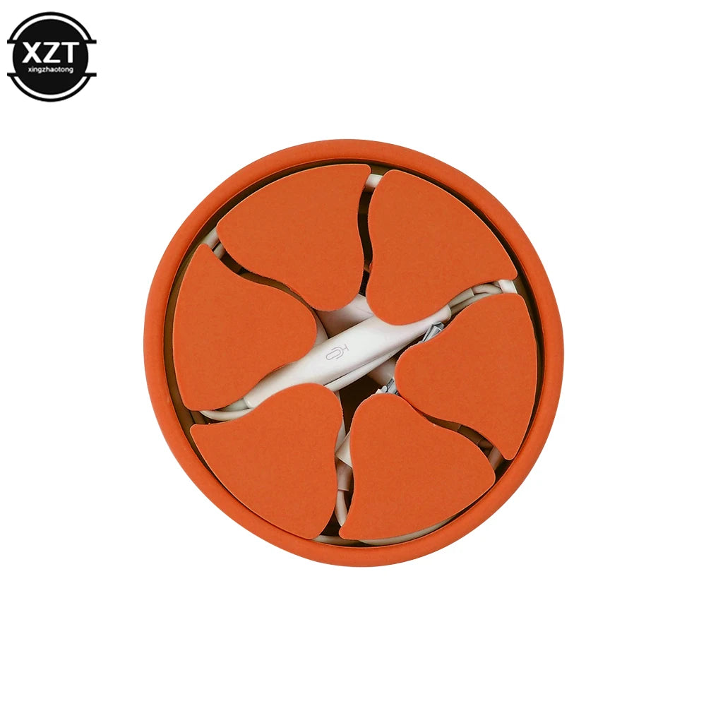 Mini Silikon Kabel Organizer für Ohrhörer - Digital Kabel - Tragbar - Bunt