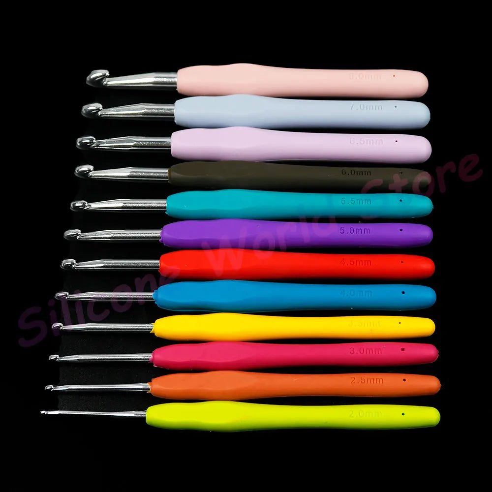 45/37 teiliges buntes Häkeln und Stricken Werkzeug Set mit Aufbewahrungstasche