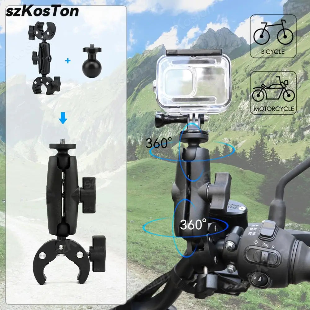 Universelle Doppel Kugelkopf Halterung für Action Kameras