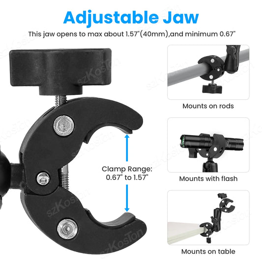 Action Kamera Halterung Fahrrad Motorrad Lenker Selfie Stick Einbeinstativ