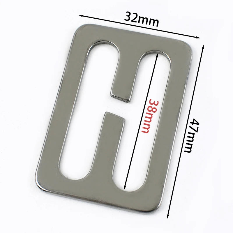 Edelstahl G-Haken Schnallen Metallring für Taschen Riemen Verschlüsse