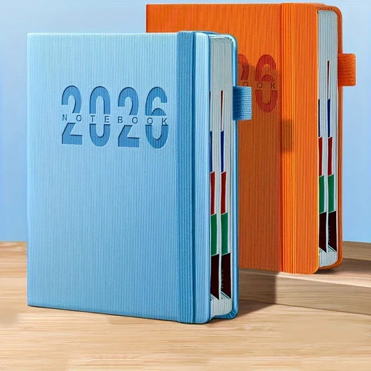 A5 Planer 2026 Notizbuch 400 Seiten – 365 Tage Agenda für Büro Schule