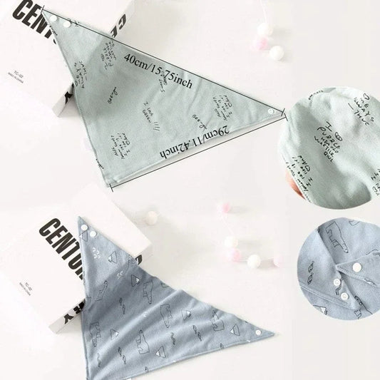 Saugstarke Baby-Lätzchen 5er Set, verstellbar, unisex für 1-3 Jahre