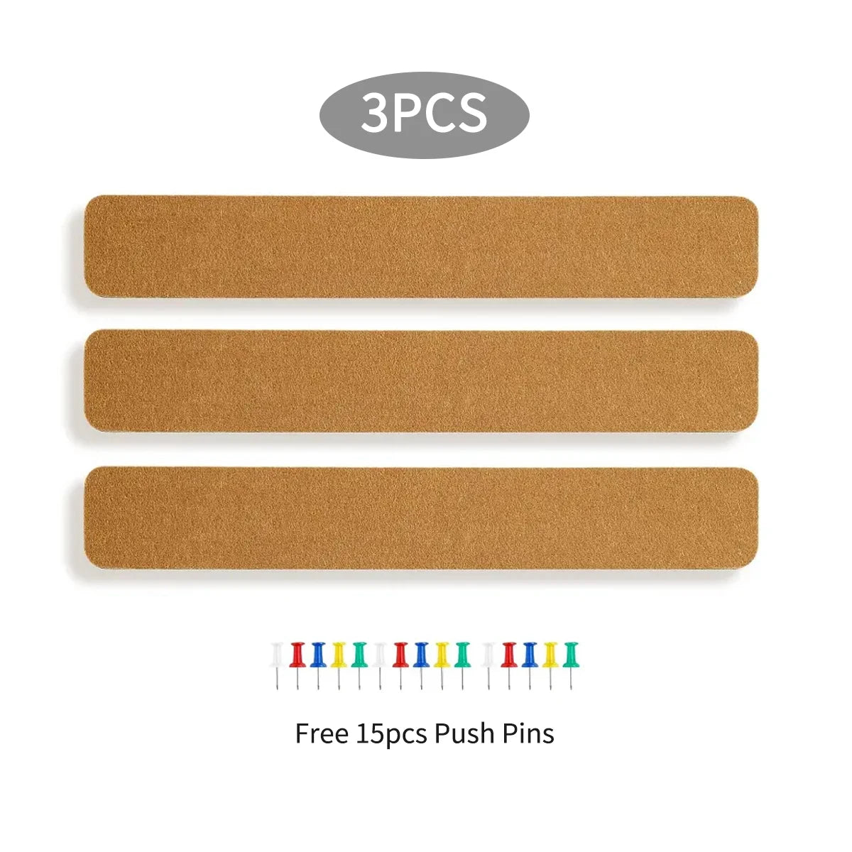 Selbstklebende Korkstreifen Korkfilz Pinnwand Ankündigungsstreifen 3-12 Stück