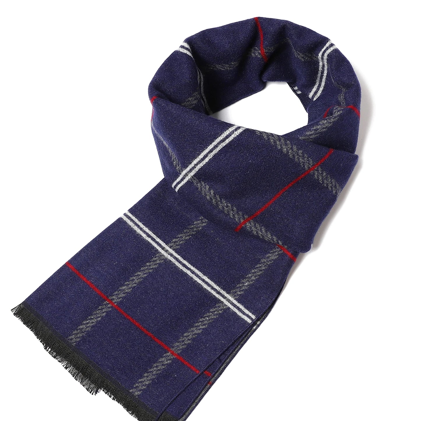 Damen Schal mit Plaid Muster winddicht für alle Jahreszeiten