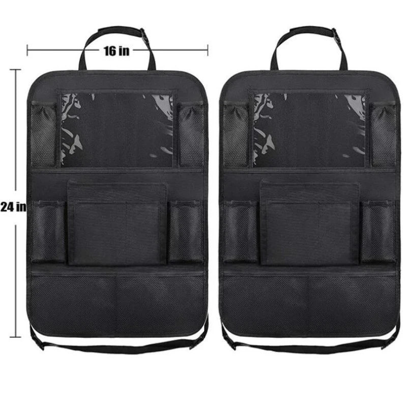 Wasserdichter Autositz-Organizer mit 9 Taschen - Tablet-Halterung – XXL Stauraum