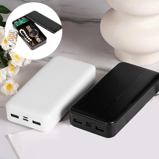 Versteckte Aufbewahrungsbox im Design einer Powerbank für Geld und Schmuck