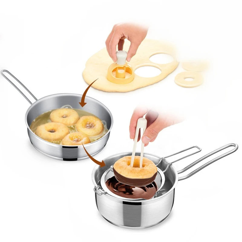 Donut Ausstecher aus ABS Kunststoff – Kreative Küchenhilfe für Snacks - Desserts