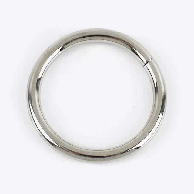 5/10 Stück Metall O-Ring Schnallen 12-50 mm für Taschen Gürtel DIY