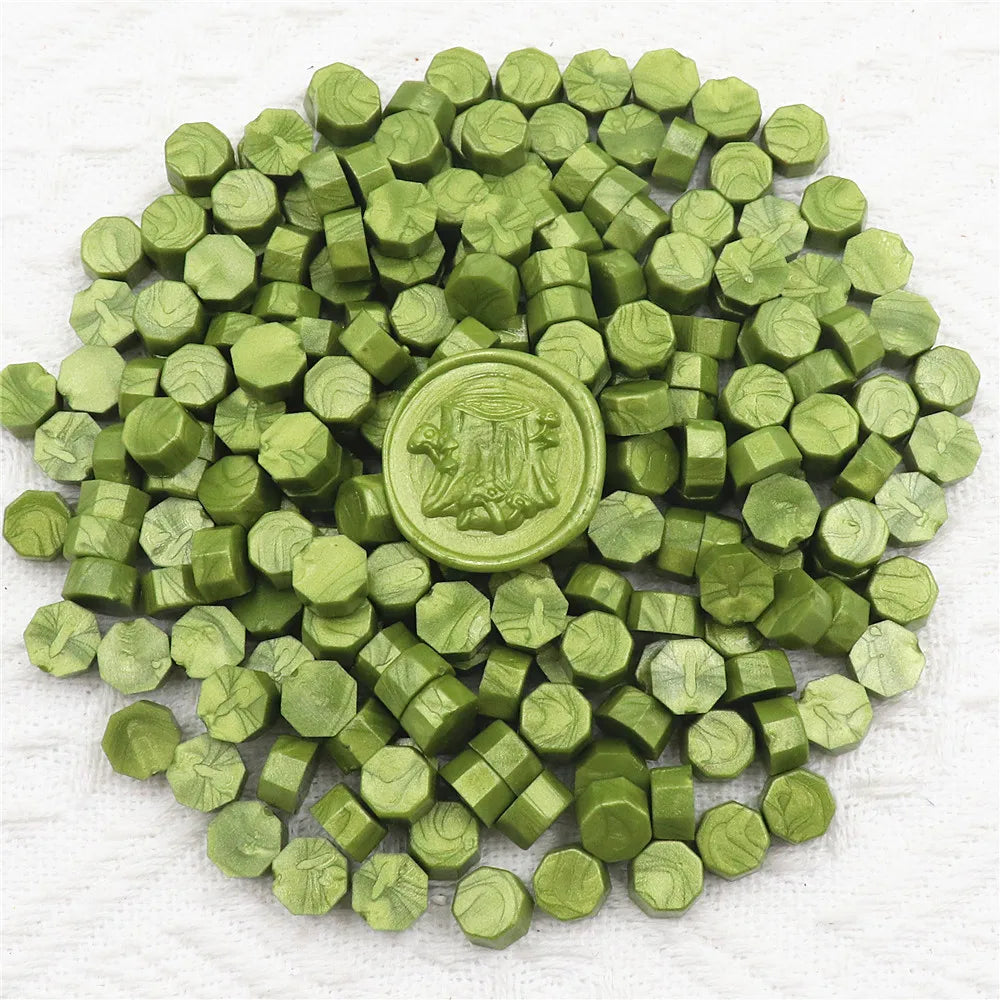 Vielseitige achteckige Siegelwachsperlen für handgemachte Dekorationen