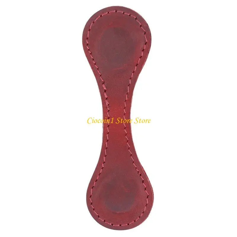 Tragbares Lesezeichen aus Leder mit Magnetverschluss für Buchseiten