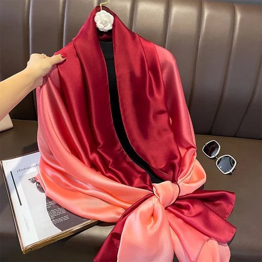 Vielseitiger Damenschal mit Sonnenschutz und Satin Finish