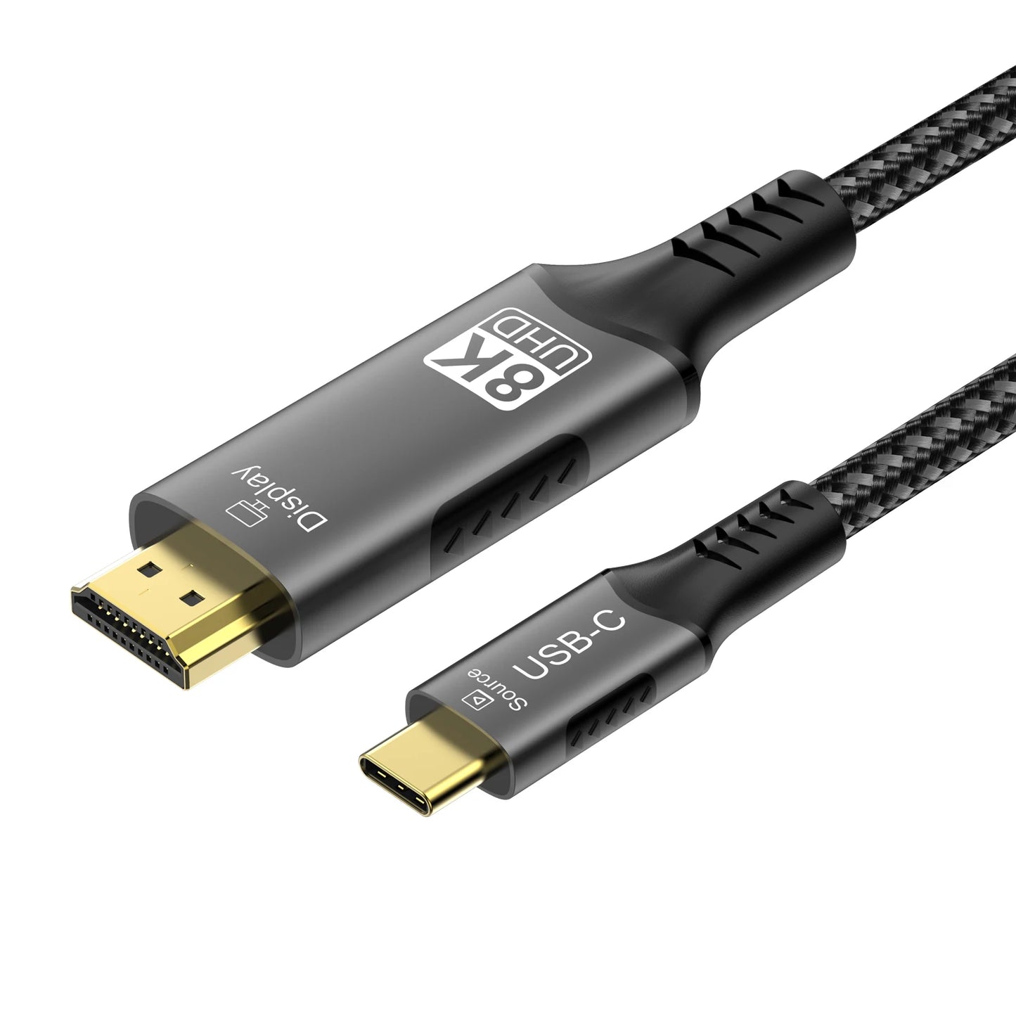 8K USB C auf HDMI 2.1 Kabeladapter 8K60Hz Typ C auf HDMI für Laptop Beamer