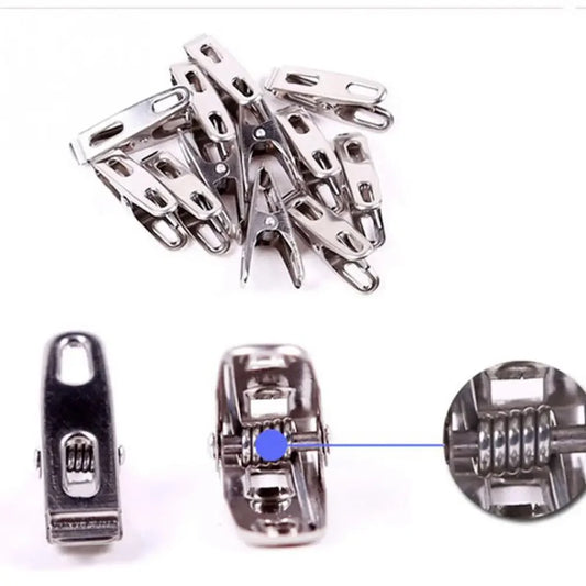 Wäscheklammern aus Edelstahl für windfestes Trocknen