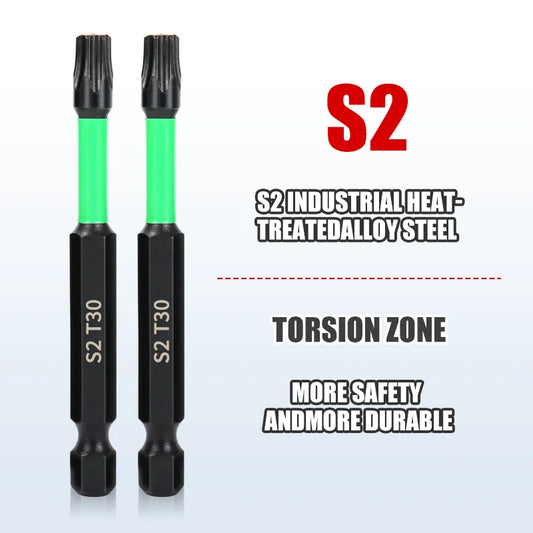 Magnetische Kreuzschraubendreher-Bits S2, hoher Härtegrad, stoßfest-Yabubest - Home & More