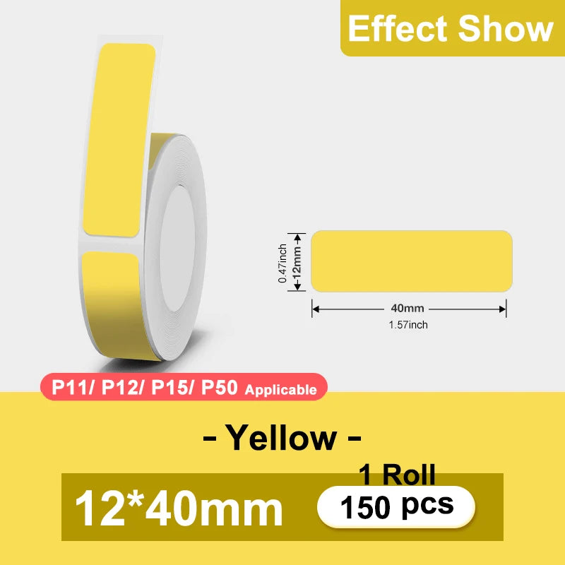 Tragbarer Mini Bluetooth Thermoetikettendrucker für Büro Küche Schule
