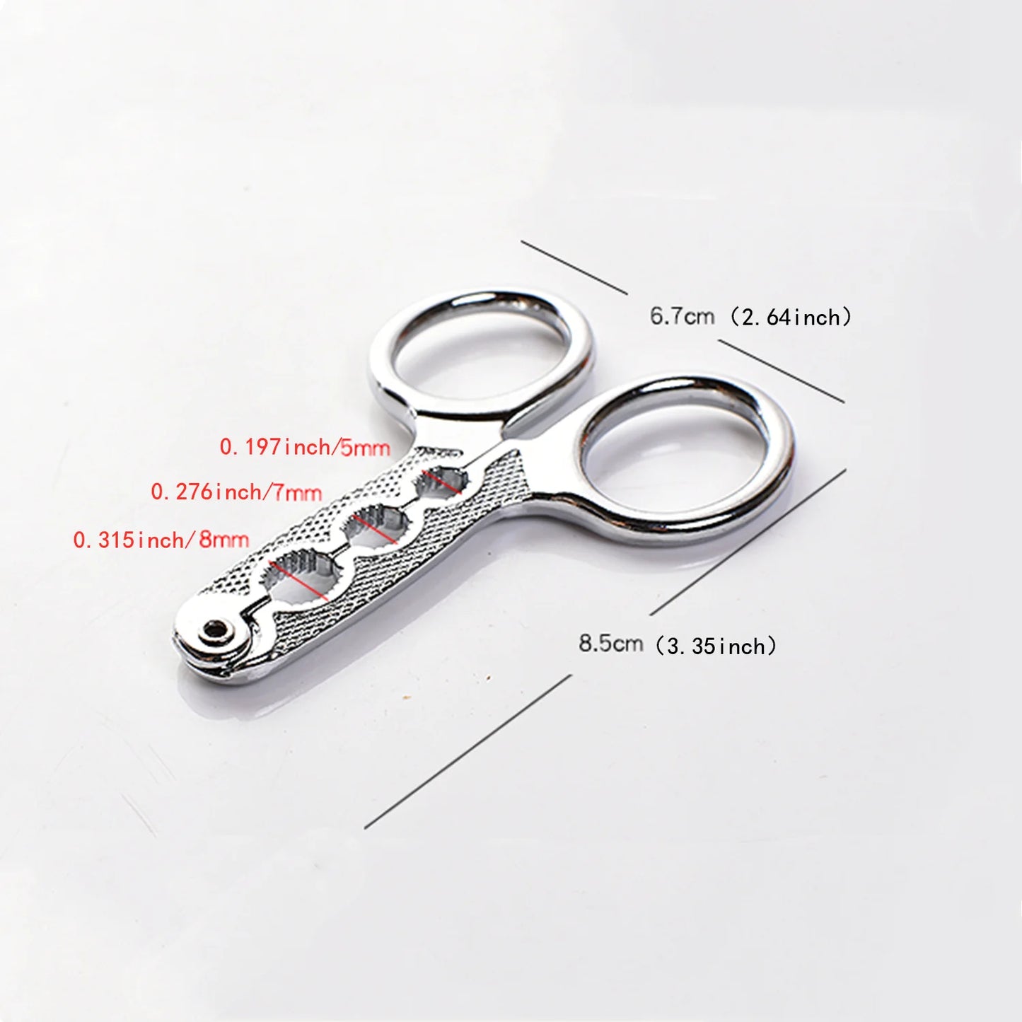 Multifunktionaler Nussöffner aus Aluminium für verschiedene Nusssorten