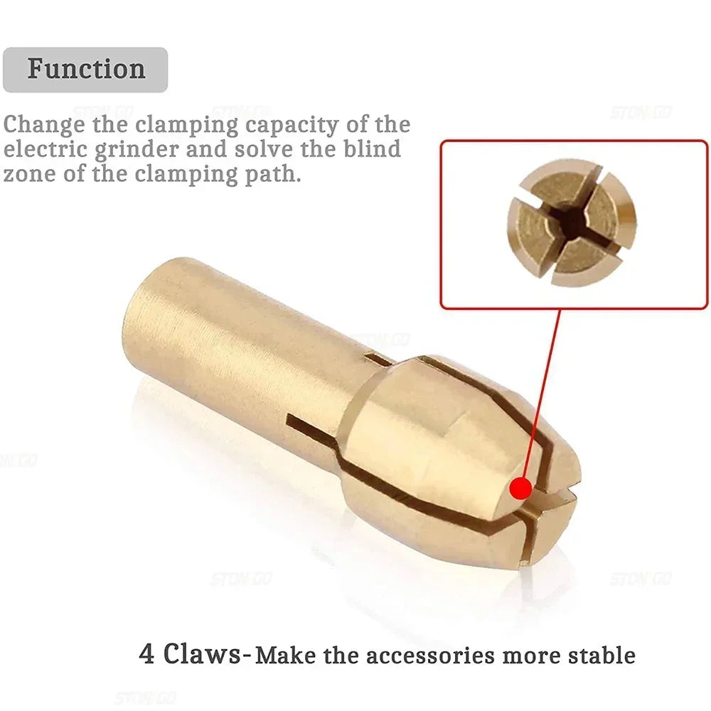 11-teiliges Mini Bohrfutter Set für präzises Arbeiten mit Drehwerkzeugen