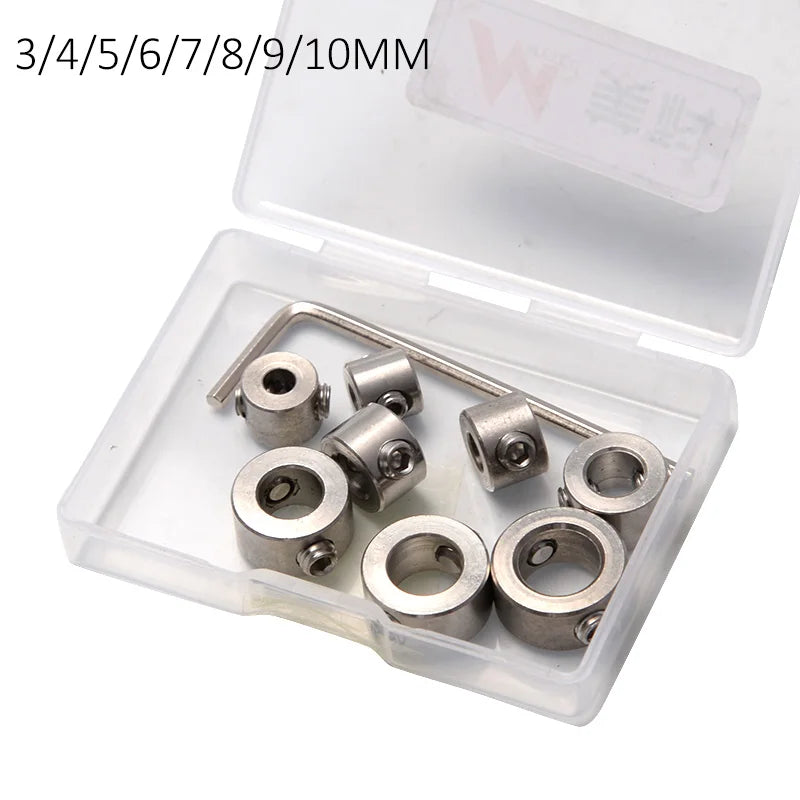 Bohrer Tiefenanschlag Set 3-16mm aus Edelstahl für präzise Holzarbeiten