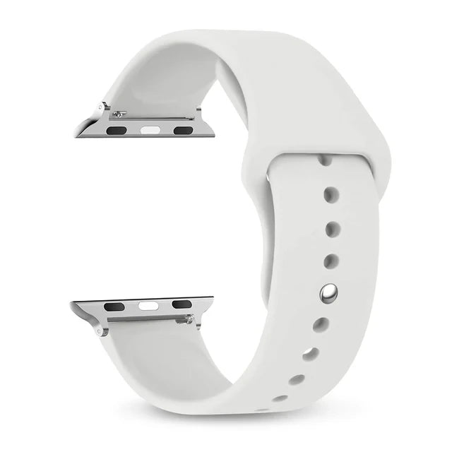 Silikon Armband für 38-49 mm Smartwatches kompatibel mit iOS Geräten