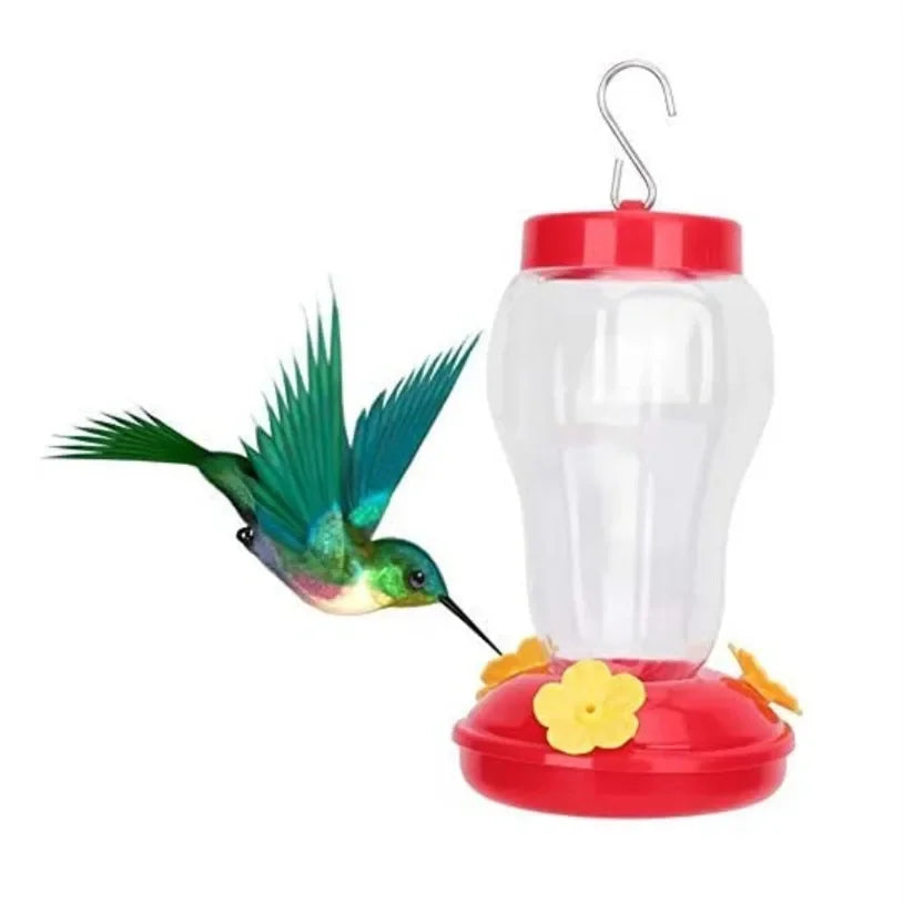 480ml Kunststoff Vogeltränke mit Eisenhaken für Garten - Outdoor