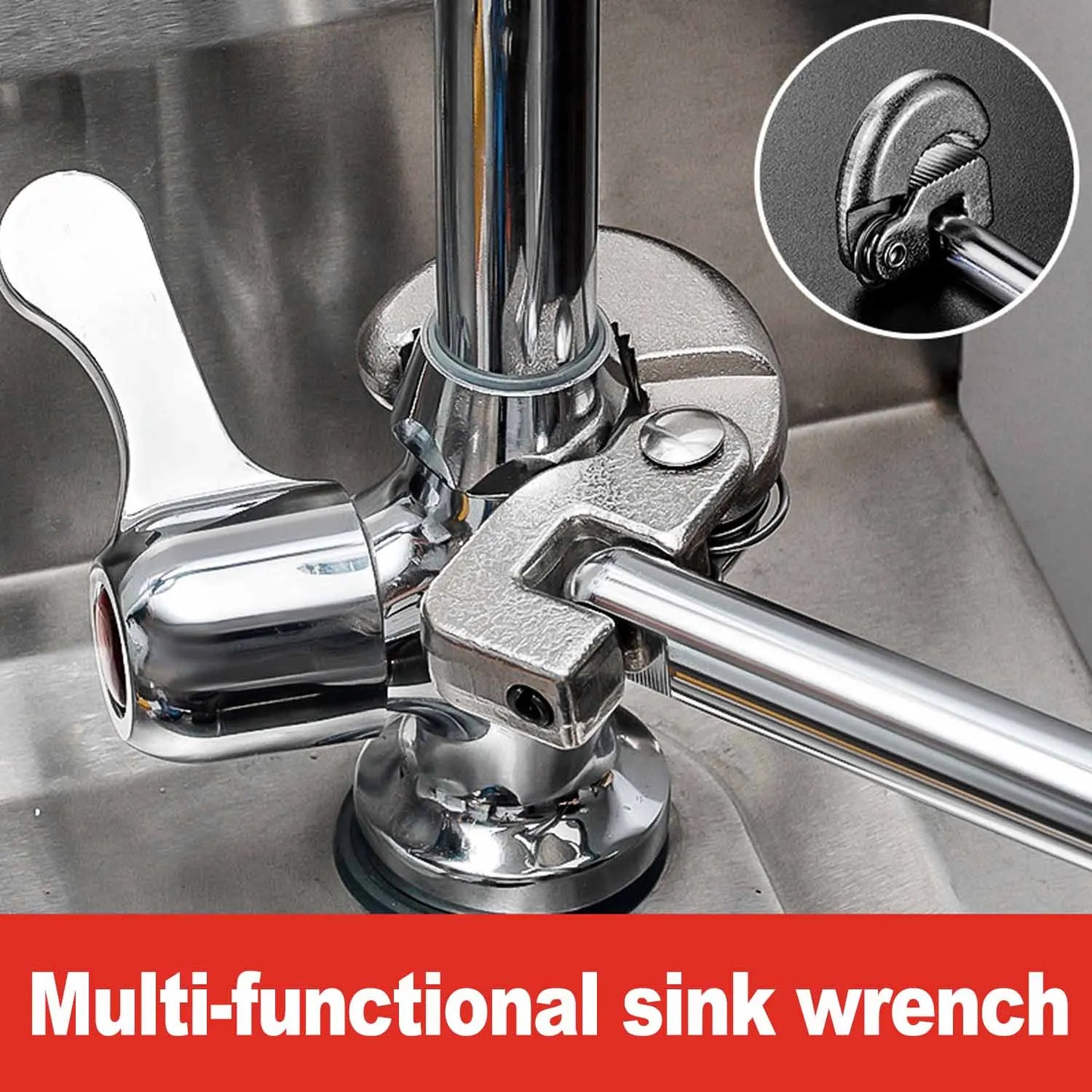 12 Zoll Waschtischschlüssel Sanitär Schlssel für Rücken und Netzmuttern