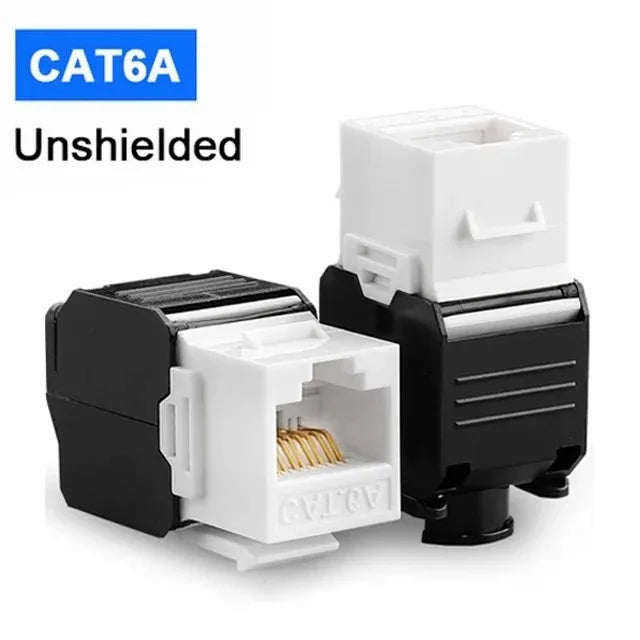 Weiblicher RJ45-Koppler Ethernet modularer Trapez Buchse mit STP-Zink