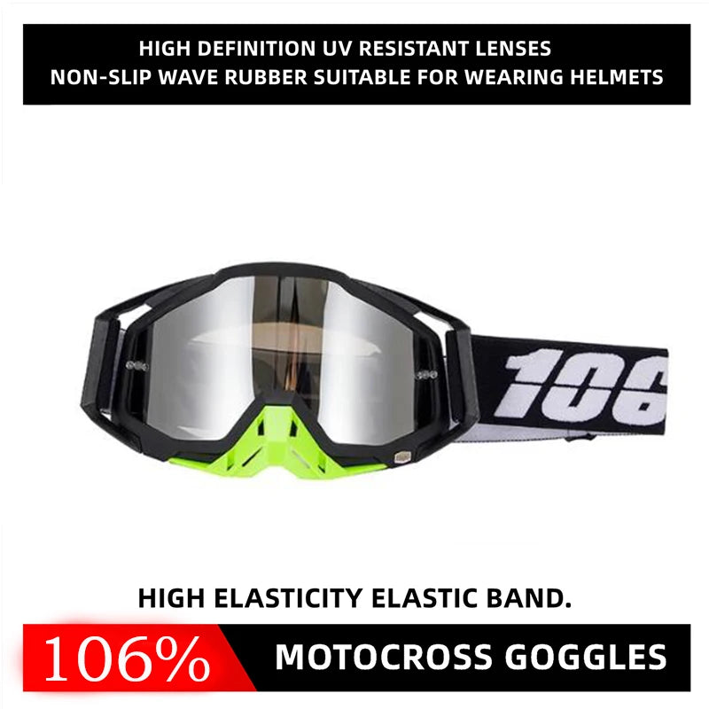Offroad Schutzbrille Unisex für Motocross ATV Ski Radfahren Windschutz