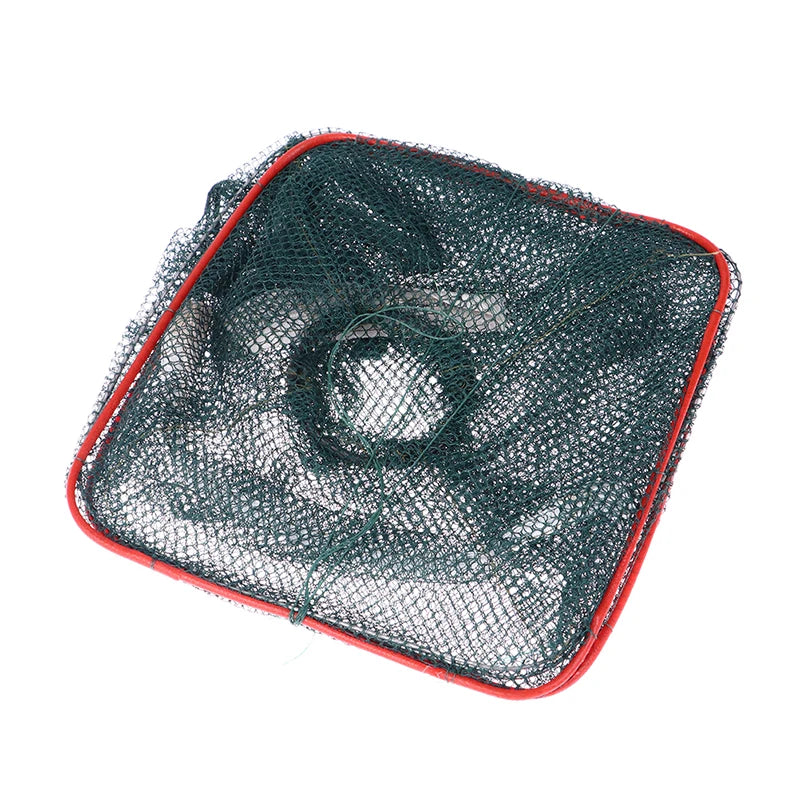 Tragbarer klappbarer Fischernetz-Tauch netz käfig für Fisch Nylon Stahldraht Garnelen schiff Falle für Fischernetz Hände Fallen käfig-Yabubest - Home & More
