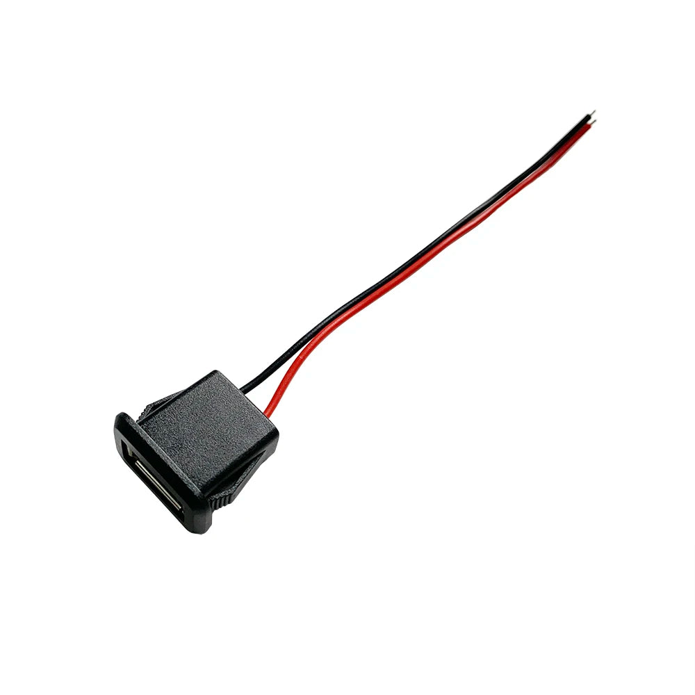 USB 2.0 weibliche Power Ladebuchse 2 Pin 4 Pin mit Kabel 1-10 Stück