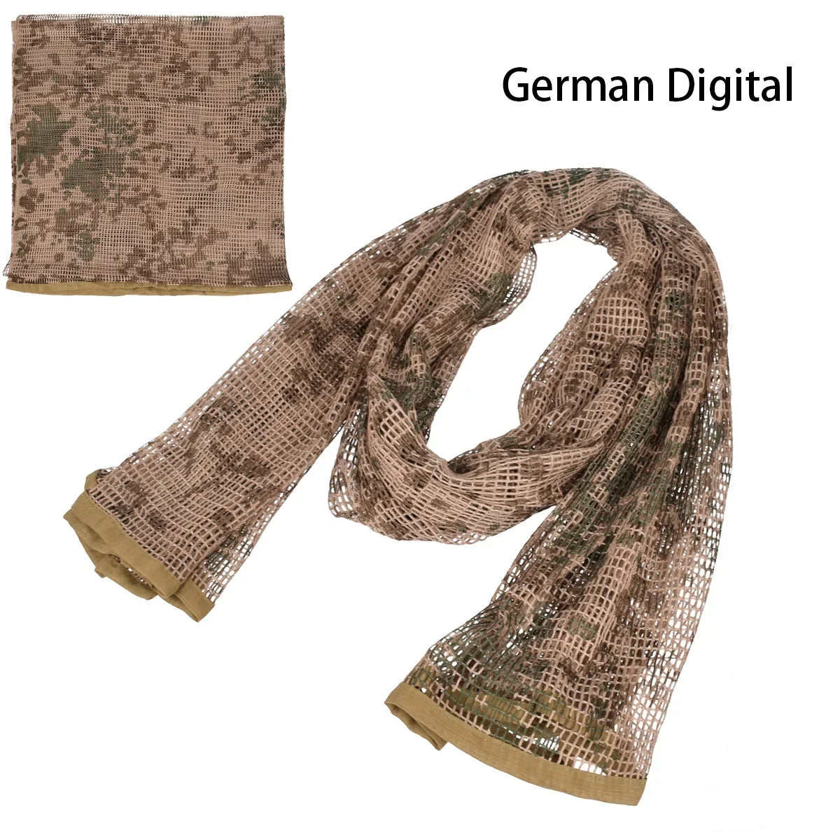 Taktischer Camouflage Schal Netz – Outdoor Jagd Schießen Fotografie Wandern Unisex