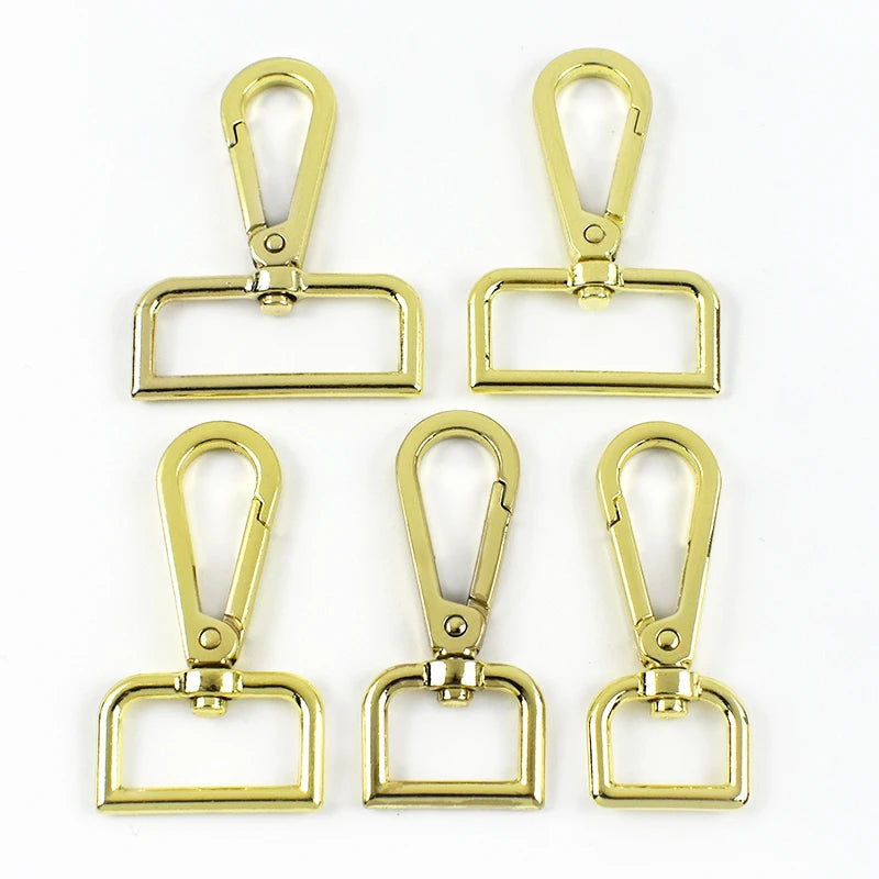 Metall Karabiner Schnallen Set 20-50mm für Tasche Gurt DIY drehbarer Clip