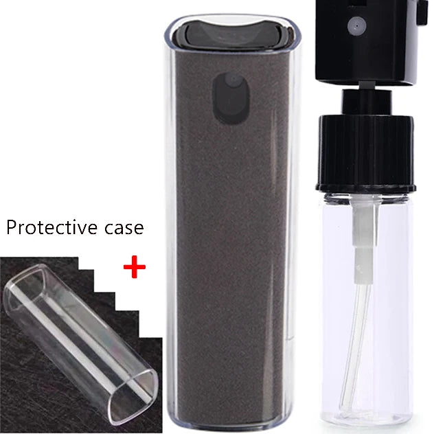 2in1 Mikrofaser Bildschirm Reiniger Set mit Spray für Telefon Tablet Brille