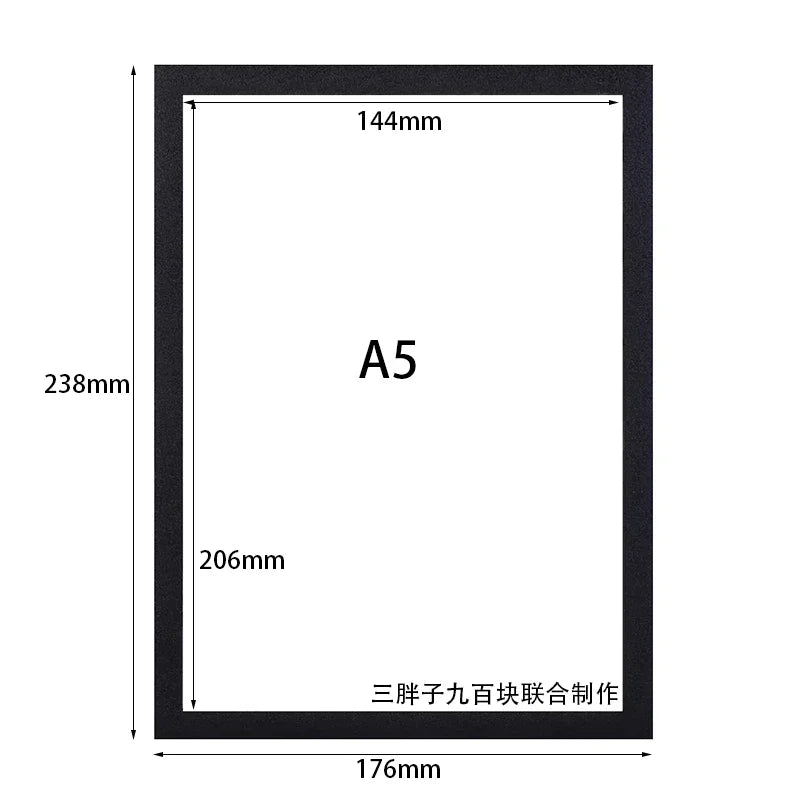 Magnetische Poster Rahmen 5 10 20 Stück Selbstklebend A4 A5 A6 Wand